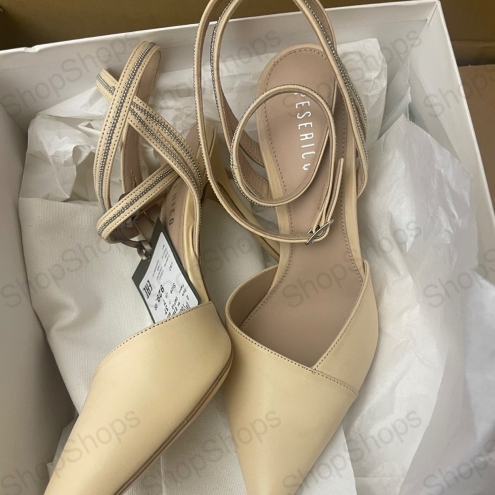 Peserico Women's Cream Heels
